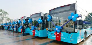 Temsa’dan 10 adet 18 Metrelik AVENUE LF Araçlarını İlk Teslimatı Mersin’e