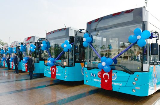 Temsa’dan 10 adet 18 Metrelik AVENUE LF Araçlarını İlk Teslimatı Mersin’e