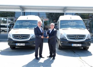 Mercedes-Benz Türk’ten Az-Al Turizm’e 20 adet Sprinter okul servisi teslimatı