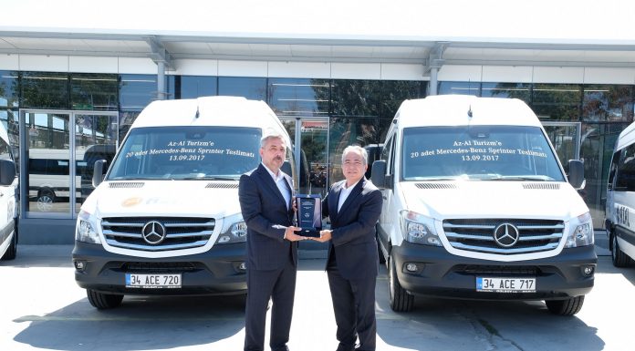Mercedes-Benz Türk’ten Az-Al Turizm’e 20 adet Sprinter okul servisi teslimatı