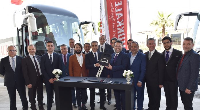 70 adetlik 2018 yılı otobüs yatırımında Pamukkale Turizm yine MAN’ı tercih etti