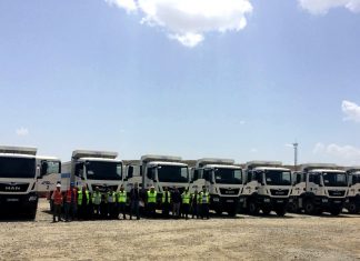 ERG İnşaat’tan 100 milyon liralık yatırımında MAN kamyon ve çekicilerini tercih etti…