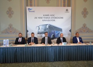 TEMSA, Kamil Koç’a 26 adet Safir Plus VIP otobüs teslim etti