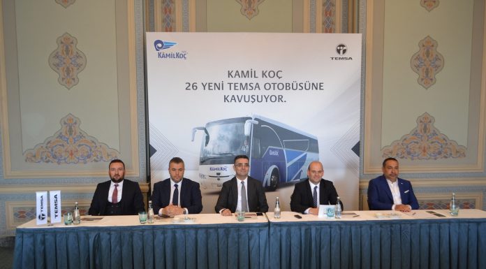 TEMSA, Kamil Koç’a 26 adet Safir Plus VIP otobüs teslim etti