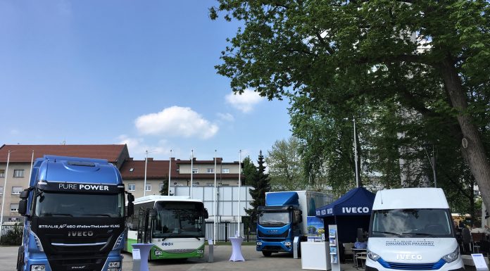 IVECO, Avrupa Komisyonu tarafından teşvik edilen sürdürülebilir mobilite konferansı TEN-T Days 2018’de doğal gazla çalışan bütün filosunu tanıttı