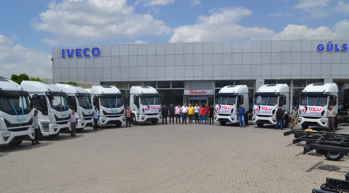 IVECO’dan Tolu Lojistik’e 14 adet Eurocargo Teslimatı