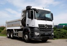 Mercedes-Benz Arocs 2532 K 6×2 Türkiye yollarında