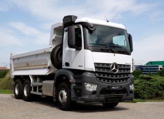 Mercedes-Benz Arocs 2532 K 6×2 Türkiye yollarında