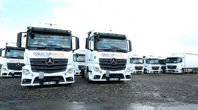 Çoban Tur|Boltaş’a 40 adet Mercedes-Benz Actros teslim edildi