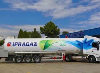İpragaz’ın filosuna kattığı ilk LNG’li çekicisi Türkiye yollarında