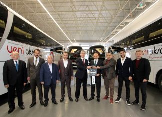 Yeni Aksaray Seyahat yatırımlarına 4 adet yeni Lion’s Coach 13 mt ile devam ediyor
