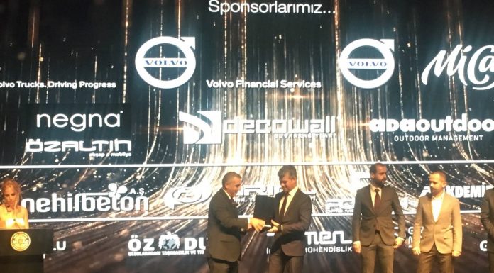 Mersin Sanayicileri ve İş İnsanları Derneği’nce düzenlenen “Yılın İş İnsanları Ödül Töreni”ne Volvo Trucks desteği