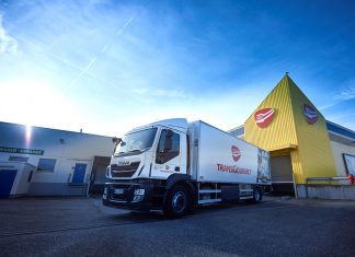 Allison şanzıman donanımlı Iveco Stralis CNG kamyonları ile Transgourmet’in gıda taşıma operasyonları, daha çevreci