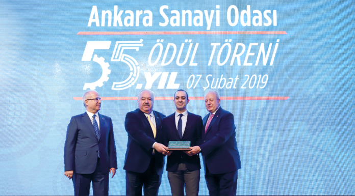 HİDROMEK’E ANKARA SANAYİ ODASI’NDAN ÖDÜL