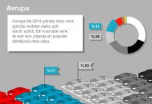 BASF, 2018 otomotiv renklerinin dağılımını analiz etti