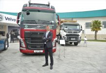 Volvo Trucks, İzmir Mermer Fuarı’nda zorlu şartların üstesinden gelmek için üretilen kamyonları ile öne çıktı