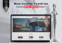 Karsan’ın Web Sitesine Muse Creative Awards’tan Ödül!