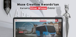 Karsan’ın Web Sitesine Muse Creative Awards’tan Ödül!
