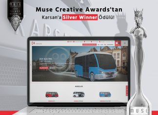 Karsan’ın Web Sitesine Muse Creative Awards’tan Ödül!