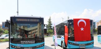 Erzincan şehir içi ulaşımda Anadolu Isuzu’yu tercih etti