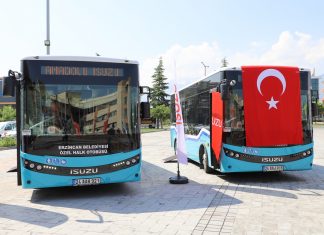 Erzincan şehir içi ulaşımda Anadolu Isuzu’yu tercih etti