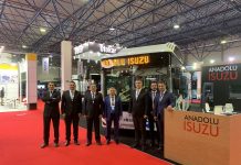 Anadolu Isuzu, Almatı’da düzenlenen Busworld Central Asia Fuarına katıldı