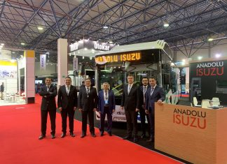 Anadolu Isuzu, Almatı’da düzenlenen Busworld Central Asia Fuarına katıldı