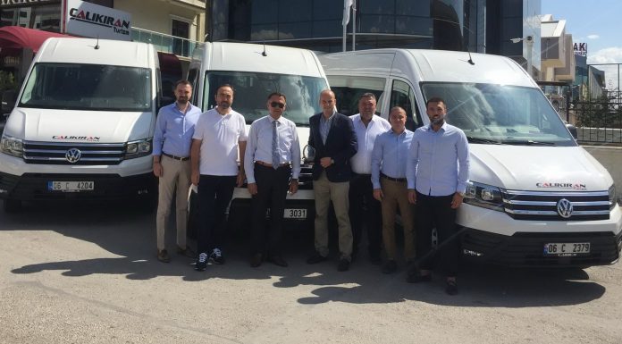 Çalıkıran Turizm araç filosunu  Yeni Volkswagen Crafter ile güçlendirdi