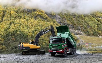 Allison şanzıman donanımlı Scania 6×6 G500, Norveç’teki damperli kamyonların yerini alıyor