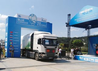 Scania, Mavi Koridor Rallisi’ne CNG’li Modeli ile katıldı