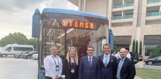 Enerji ve Tabi Kaynaklar Bakanı Fatih Dönmez TEMSA MD9 ElectriCITY otobüsü test etti.