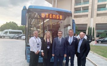 Enerji ve Tabi Kaynaklar Bakanı Fatih Dönmez TEMSA MD9 ElectriCITY otobüsü test etti.