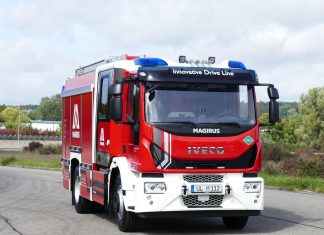 IVECO Magirus, dünyanın ilk gazla çalışan yangın söndürme aracını tanıttı