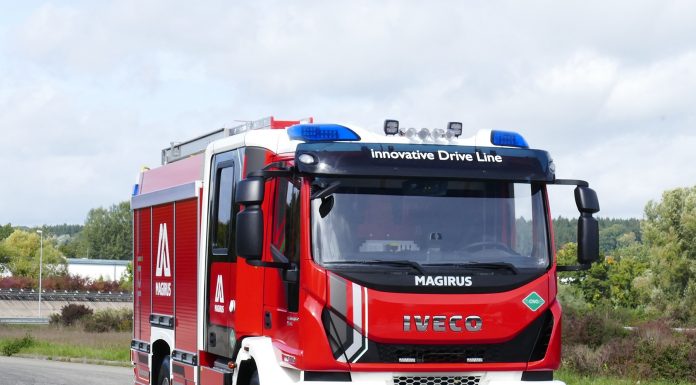 IVECO Magirus, dünyanın ilk gazla çalışan yangın söndürme aracını tanıttı