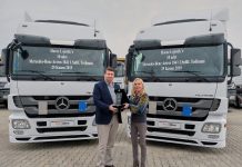 TruckStore güvencesiyle Horoz Lojistik’e 10 adet Actros 1841 LSnRL çekici teslim edildi