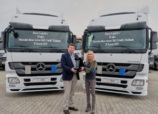 TruckStore güvencesiyle Horoz Lojistik’e 10 adet Actros 1841 LSnRL çekici teslim edildi