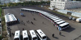 Isuzu Novociti Life Şanlıurfa yollarında