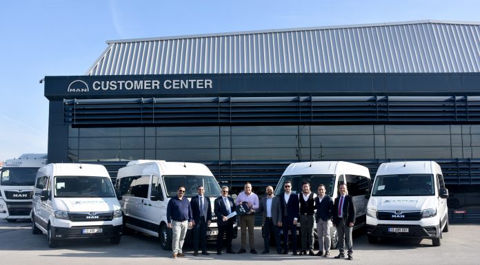 Kaptan Taşımacılık, 8 adet MAN TGE minibüs satın aldı