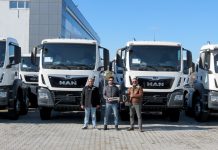 Ekpet İnşaat 12 adet MAN kamyon daha aldı