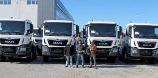 Ekpet İnşaat 12 adet MAN kamyon daha aldı