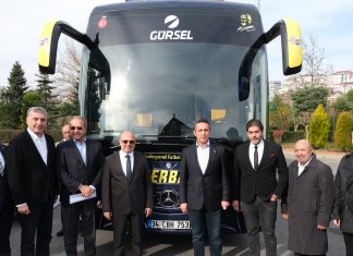 Gürsel Turizm’den Fenerbahçe Spor Kulübü’ne özel tasarım Mercedes-Benz Tourismo
