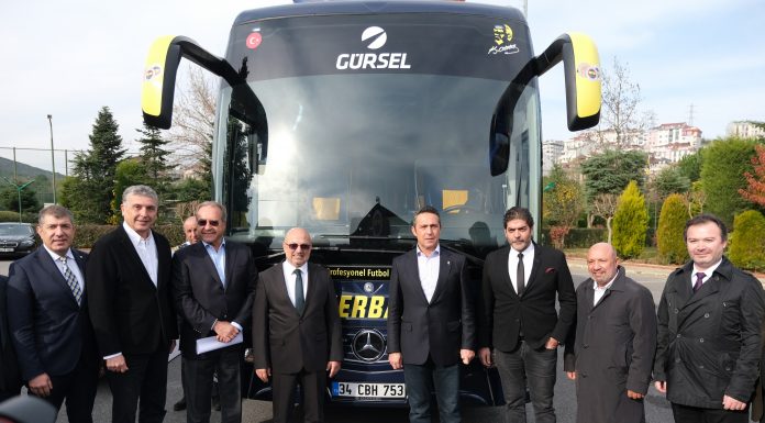 Gürsel Turizm’den Fenerbahçe Spor Kulübü’ne özel tasarım Mercedes-Benz Tourismo