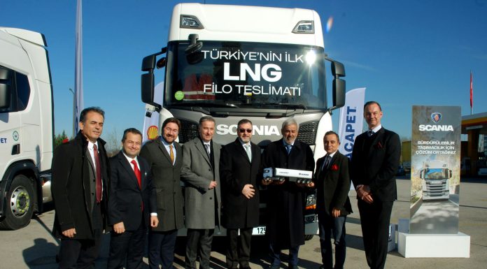 Scania’dan İlk LNG’li Filo Teslimatı