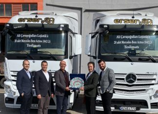 Mercedes-Benz Türk, Ali Çavuşoğulları Lojistik’e 20 adet Actros 1842 LS teslim etti