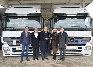 TruckStore, Kuzeyhan Lojistik’e 25 adet Mercedes-Benz Actros teslim etti