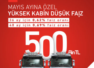 RENAULT TRUCKS’IN YENİ KAMPANYASINDA KABİNLER YÜKSEK, FAİZLER DÜŞÜK