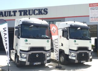 MİÇ-SA’NIN KARGO TAŞIMACILIĞI İÇİN İKİ YENİ RENAULT TRUCKS ÇEKİCİ