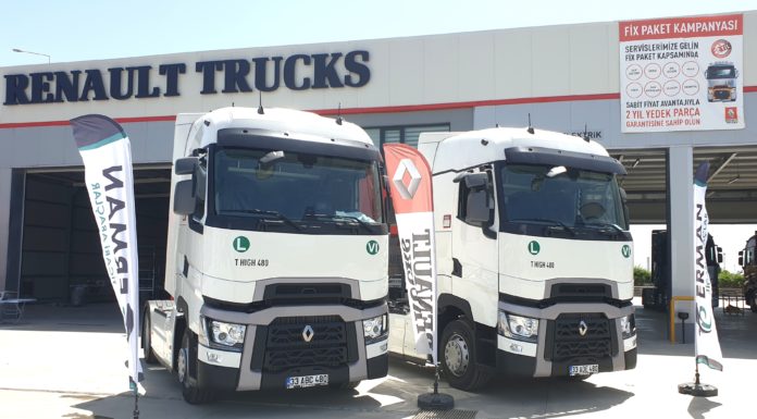 MİÇ-SA’NIN KARGO TAŞIMACILIĞI İÇİN İKİ YENİ RENAULT TRUCKS ÇEKİCİ