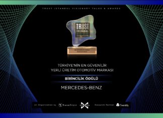 Mercedes-Benz Türk, Türkiye’nin En Güvenilir Yerli Üretim Otomotiv Markası ödülünü kazandı