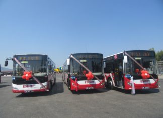 ESHOT’un 52 yeni otobüsü teslimatla göreve başladı